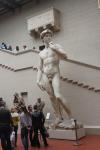 Copy of Michelangelo's David in the Pushkin Museum
