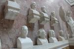 Busts of Moltke and others in the Walhalla