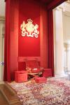 Throne in the Banqueting House in Whitehall