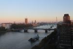 Morning view of Palace of Westminster with Houses of Parliament