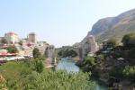 Stari Most (Old Bridge) seen from the Koski Mehmed Pasha Mosque or Karađoz Bey Mosque in Mostar