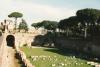 Das Herz des r�mischen Imperiums: der Palatin mit den �berresten der Domus Augustea. Hier zu sehen ist die private Arena, die zur Domus Augustea geh�rte.