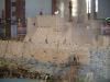 Model (scale 1:25) of the crusader fortress Krak des Chevaliers in Syria. Shown is the siege by Sultan Baibars in 1271.