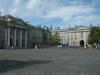 Regent House and Parliament Square in the middle of Trinity College