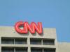 CNN logo on the roof of the Atlanta headquarter of the news broadcaster