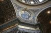 Details below the dome of St. Peter's Basilica