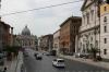 Blick über die Via della Conciliazione zum Petersdom