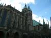 Dom St. Marien in Erfurt. Der gotische Bau des Doms ist ein herausragendes architektonisches Meisterwerk des Mittelalters.
