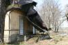 It seems that the old pavilion along the lake of Weissenstein Palace lost its roof during a storm